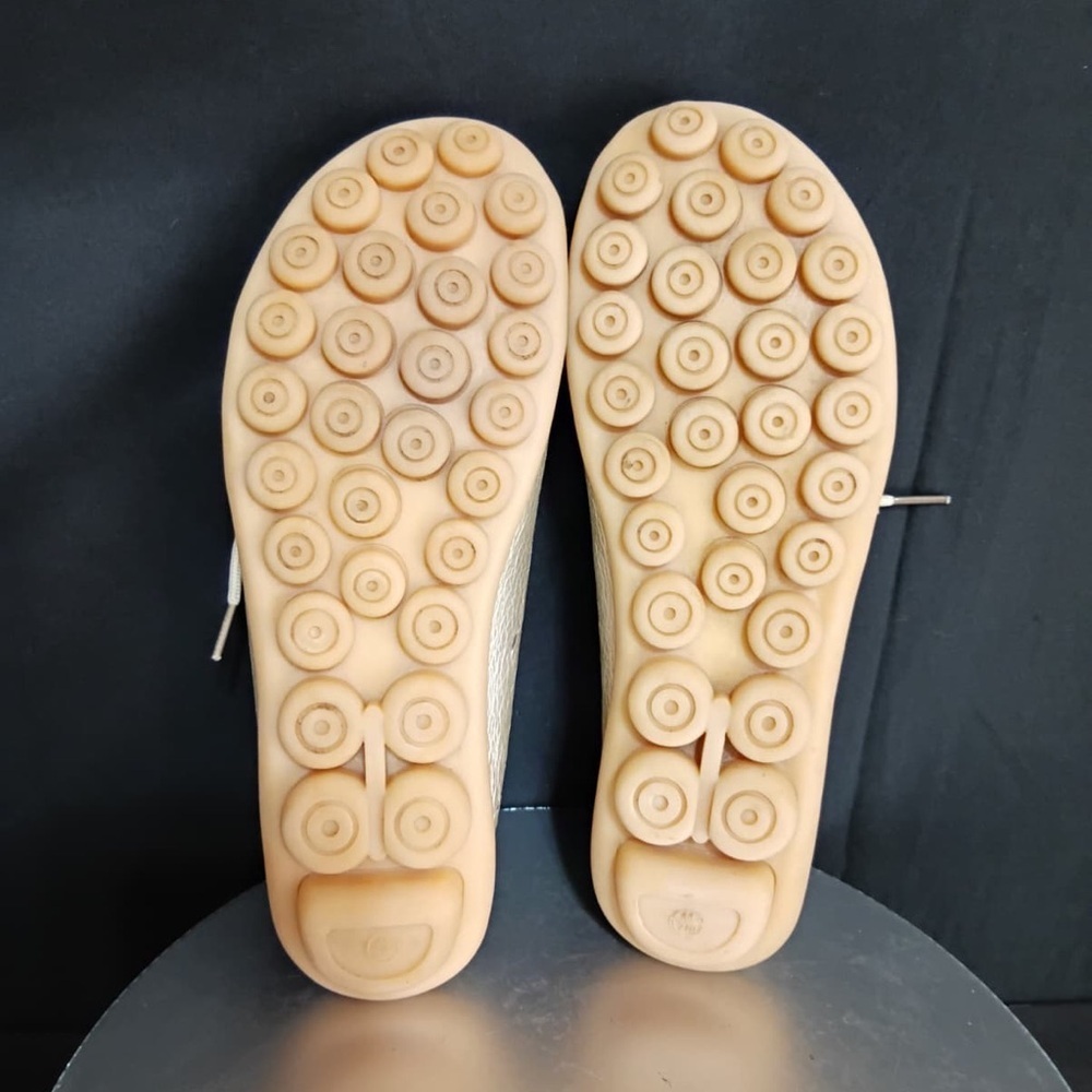 Fantini Gold Women's Loafers pre owned Exellent condition size 44/ 11.5 - Picture 7 of 9